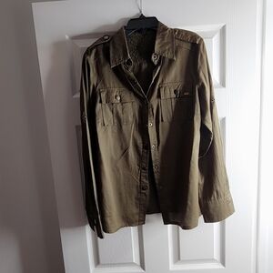 Men's Khaki Military Style Field Jacket